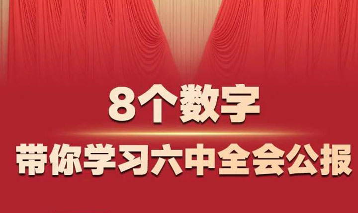 @新闻人 8个数字，带你学习六中全会公报